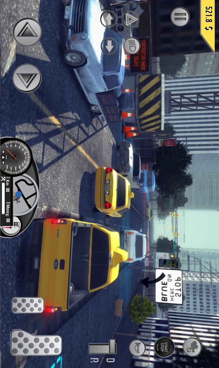 Taxi driver simulator(Large gold coins) screenshot image 17_Popularmodapk.com