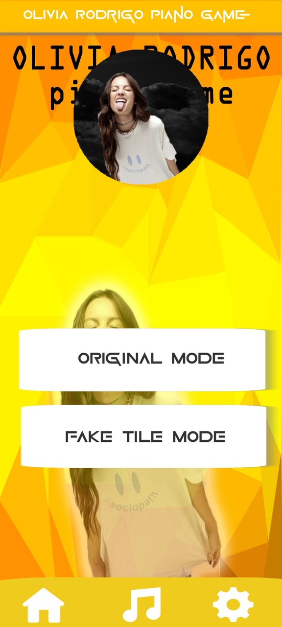 Olivia Rodrigo Piano Tiles screenshot image 2_Popularmodapk.com