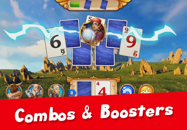 Solitaire Arthur Tale TriPeaks screenshot image 8_Popularmodapk.com