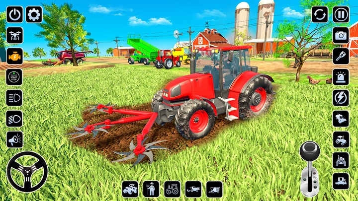 Modern Tractor Farming Games screenshot image 1_Popularmodapk.com