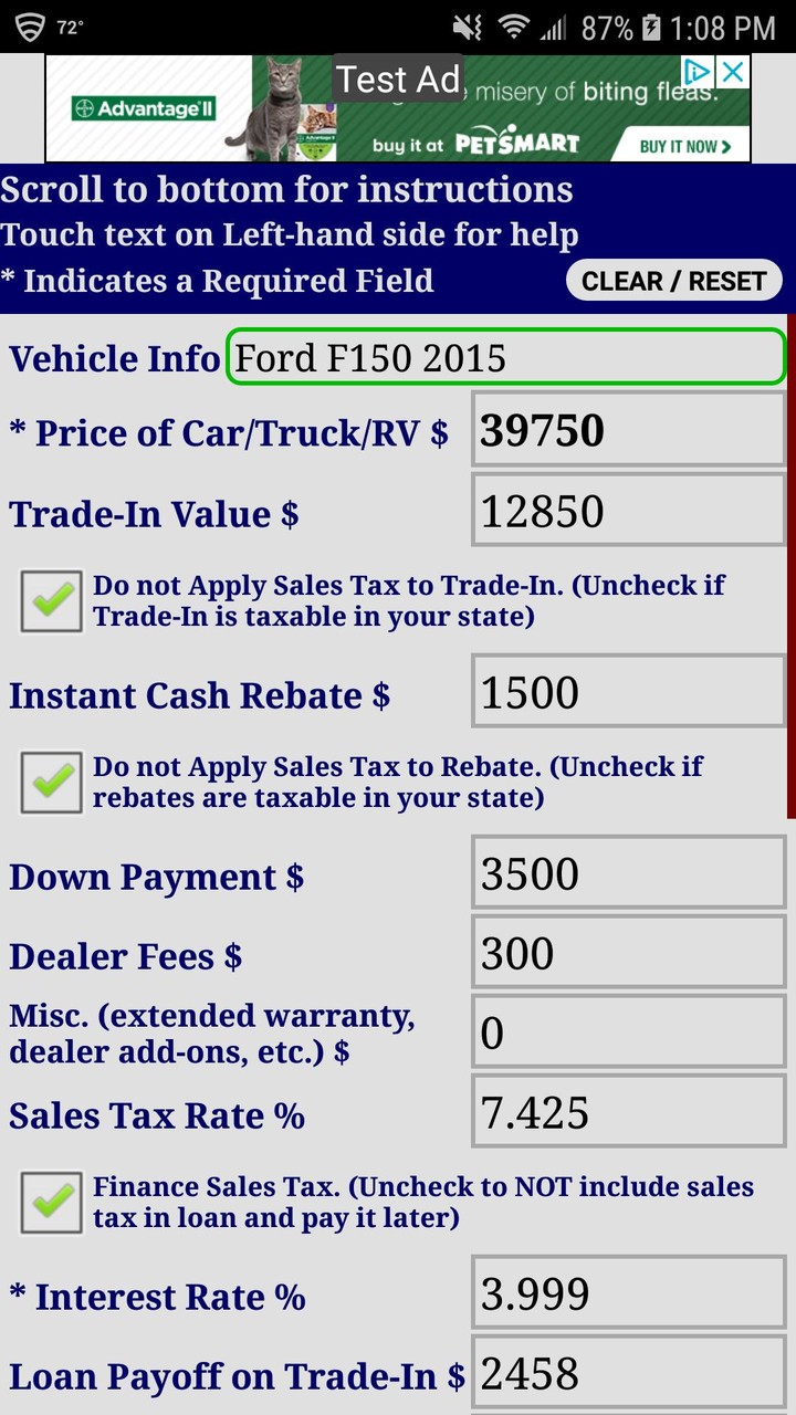 Car Truck Payment Calculator screenshot image 18_Popularmodapk.com