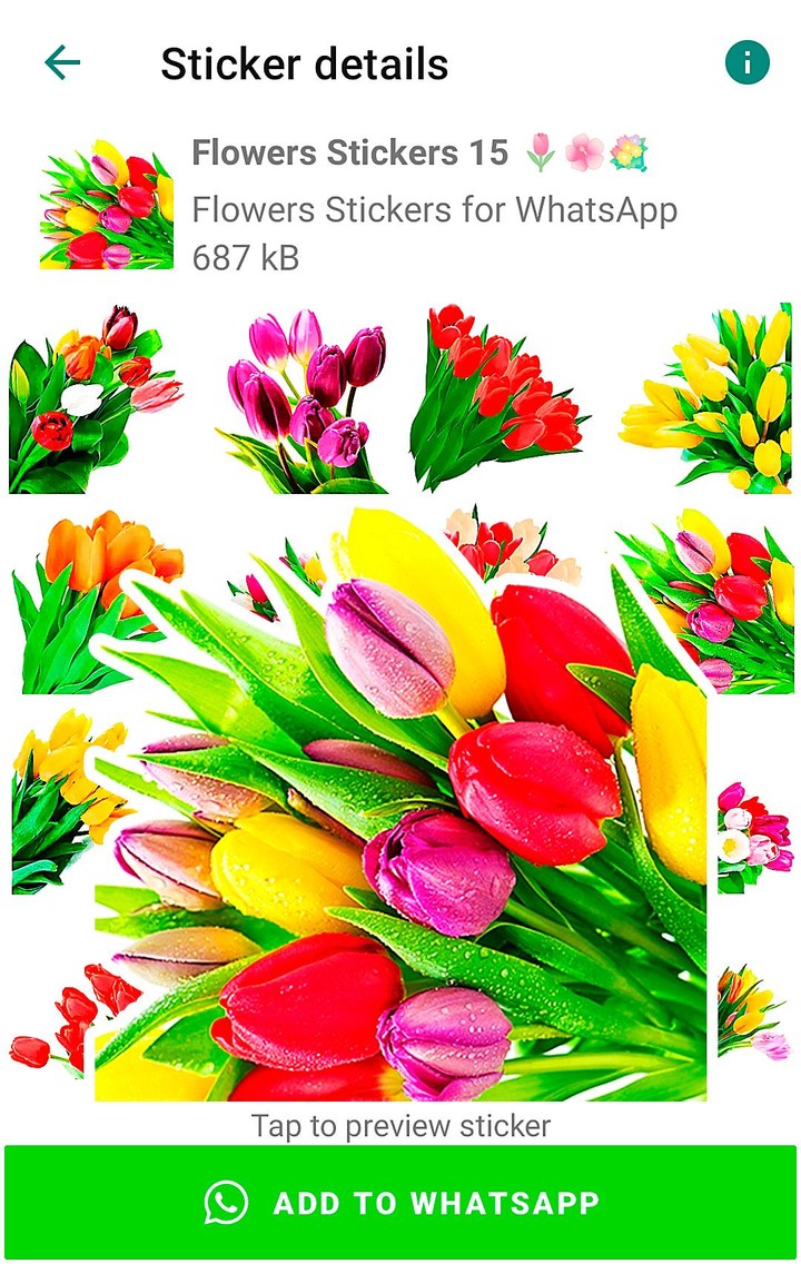 Flowers Stickers for WhatsApp screenshot image 7_Popularmodapk.com