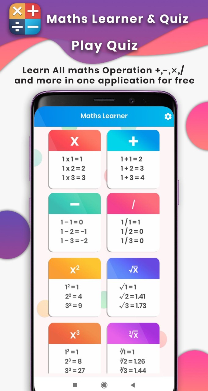 Learn Math : mental arithmetic screenshot image 1_Popularmodapk.com