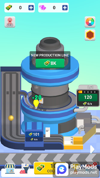 Idle Light Bulb<span>(Speed change)</span> screenshot image 1_Popularmodapk.com