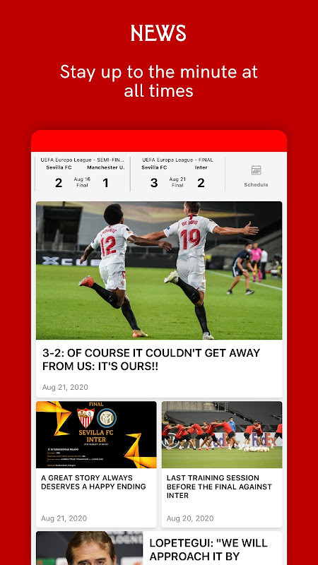 Sevilla FC - Official App screenshot image 2_Popularmodapk.com