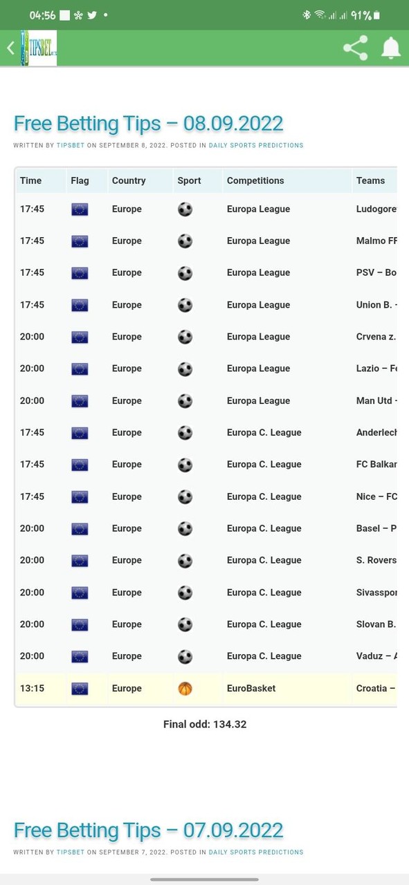TipsBet.co.uk-Accumulator screenshot image 1_Popularmodapk.com