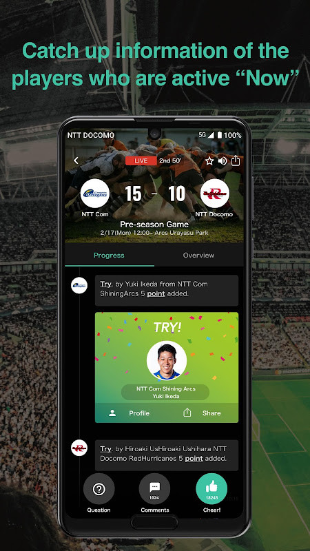 SpoLive: Live Sports&Cheering screenshot image 1_Popularmodapk.com