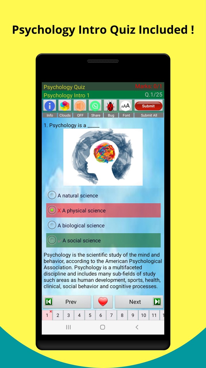 Psychology Quiz screenshot image 20_Popularmodapk.com