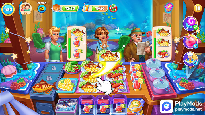 Rush Cooking: Craze Restaurant<span>(Unlimited Diamonds)</span> screenshot image 4_Popularmodapk.com