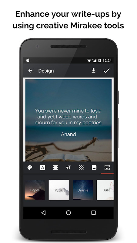 Miraquill: Write Quotes, Poems screenshot image 1_Popularmodapk.com
