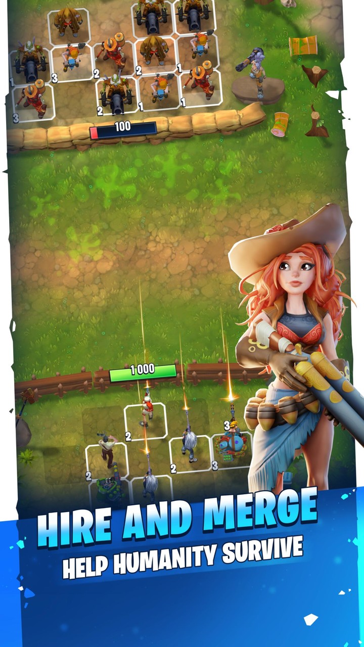 Merge Punk: Tower Defense TD screenshot image 7_Popularmodapk.com