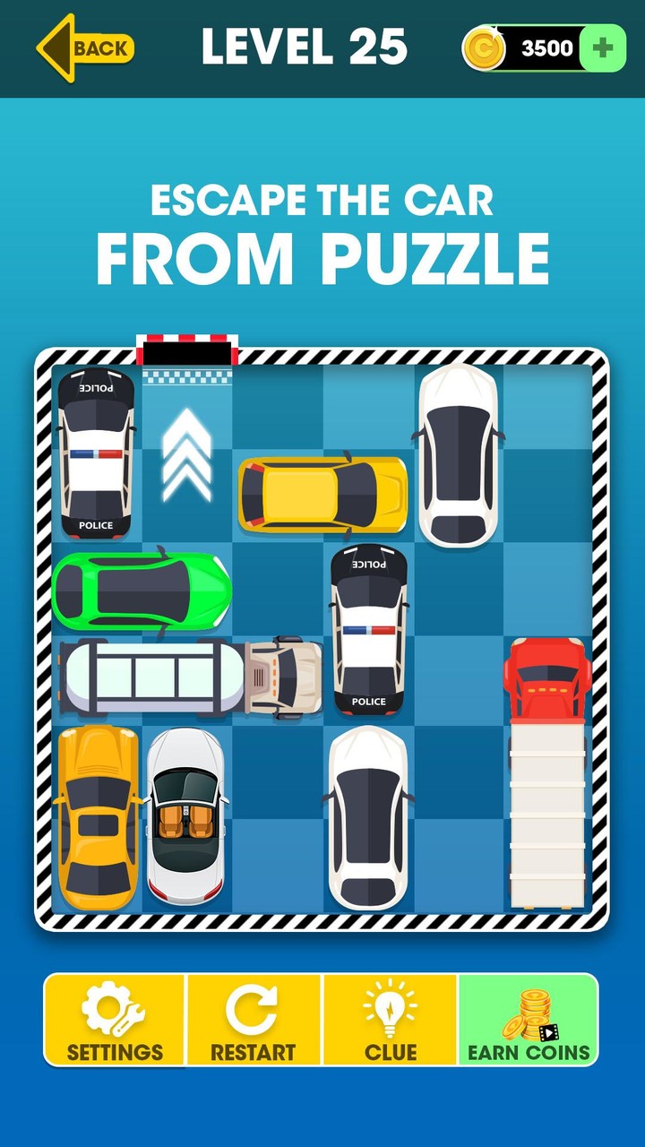 Mega Escape Car Parking Puzzle screenshot image 4_Popularmodapk.com