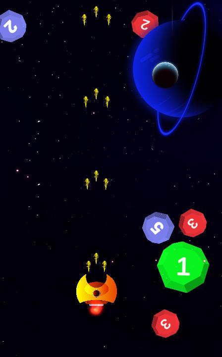 Blocks Attack : Space Shooter screenshot image 4_Popularmodapk.com