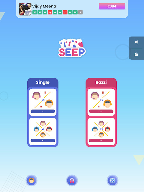 Seep - Sweep Cards Game screenshot image 8_Popularmodapk.com