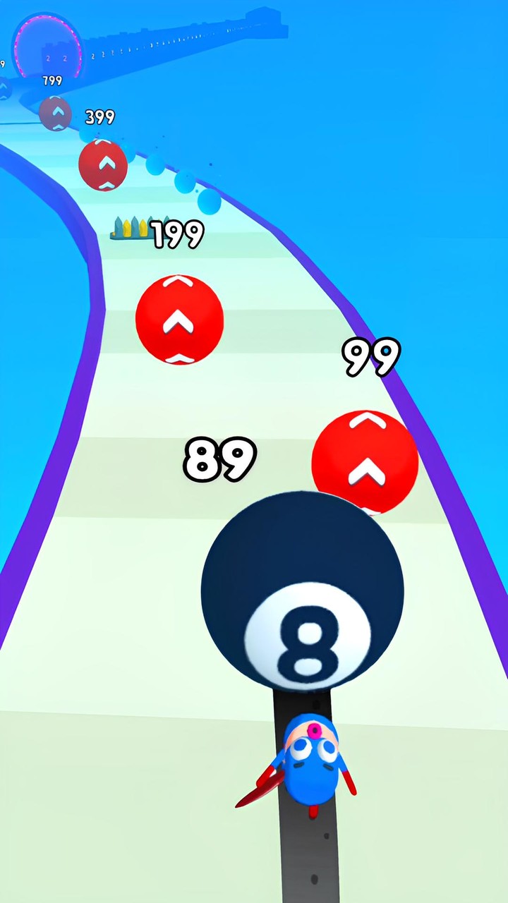 Alphabet Run: Rolling Balls screenshot image 2_Popularmodapk.com