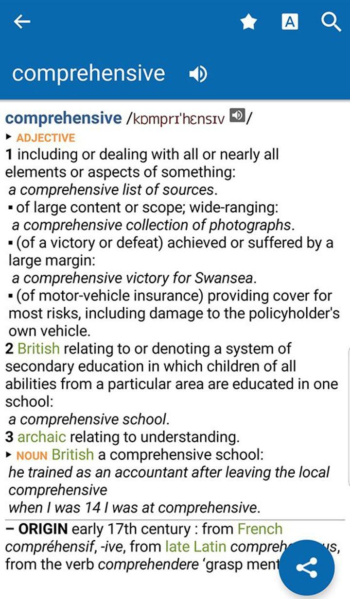Oxford Dictionary of English & Thesaurus<span>(Unlocked all)</span> screenshot image 1_Popularmodapk.com
