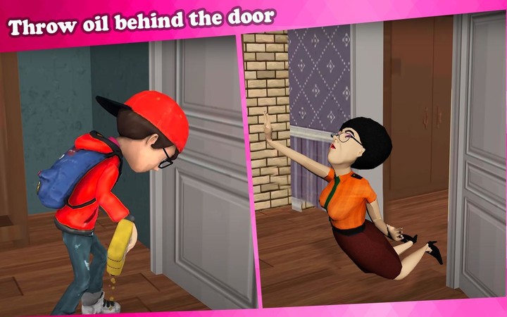 Scary Creepy Teacher Game 3D screenshot image 1_Popularmodapk.com