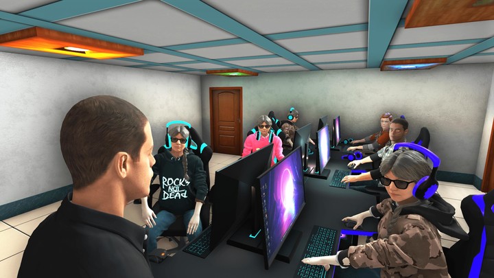 Internet Gaming Cafe Job Sim screenshot image 4_Popularmodapk.com