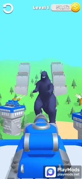 Merge Tanks: Army Clash<span>(No Ads)</span> screenshot image 4_Popularmodapk.com