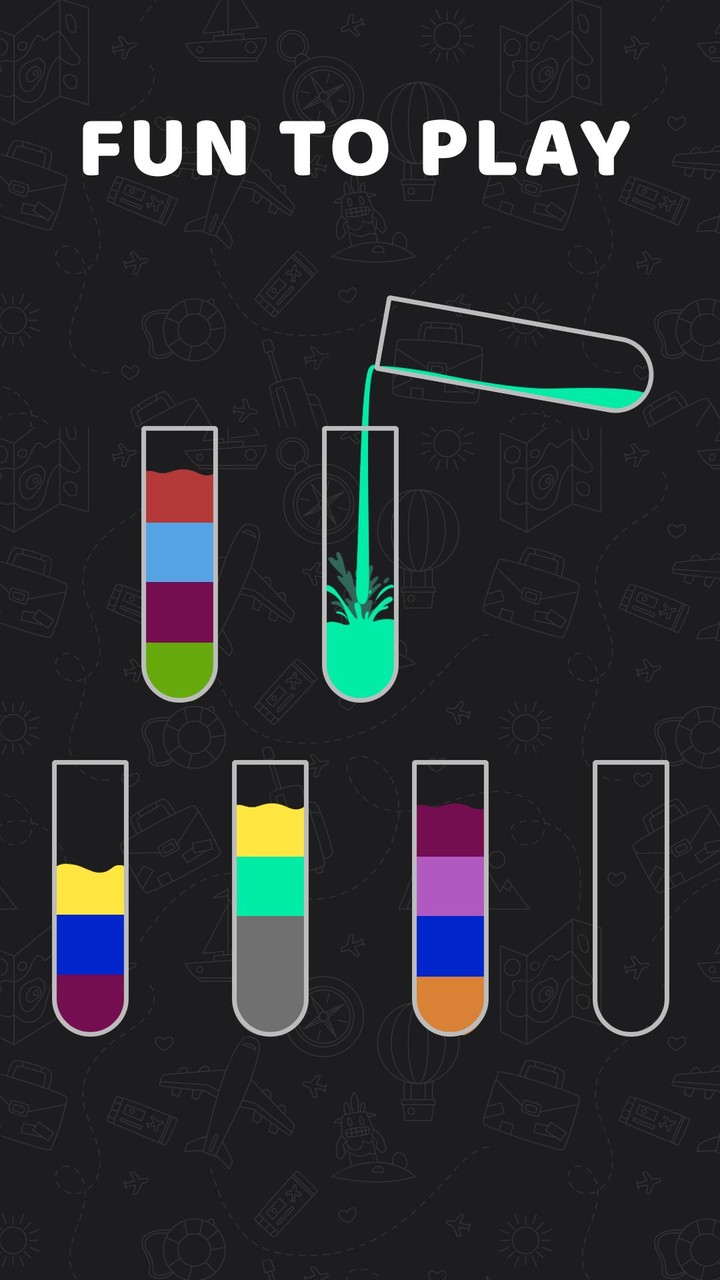 Liquid Sort Water Color Puzzle screenshot image 2_Popularmodapk.com