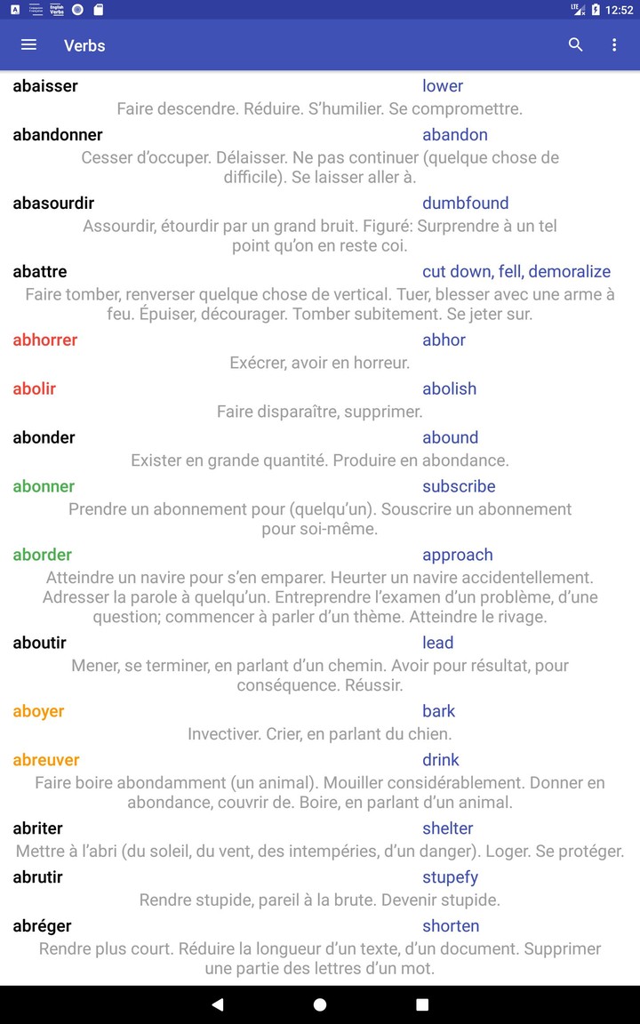 Conjugaison Française screenshot image 17_Popularmodapk.com