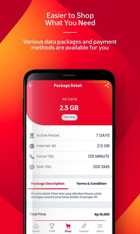 MyTelkomsel - Buy Package screenshot image 5_Popularmodapk.com