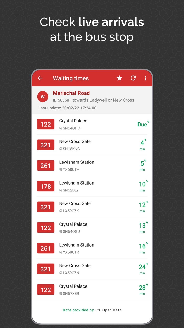 London Bus Arrivals - Probus screenshot image 1_Popularmodapk.com