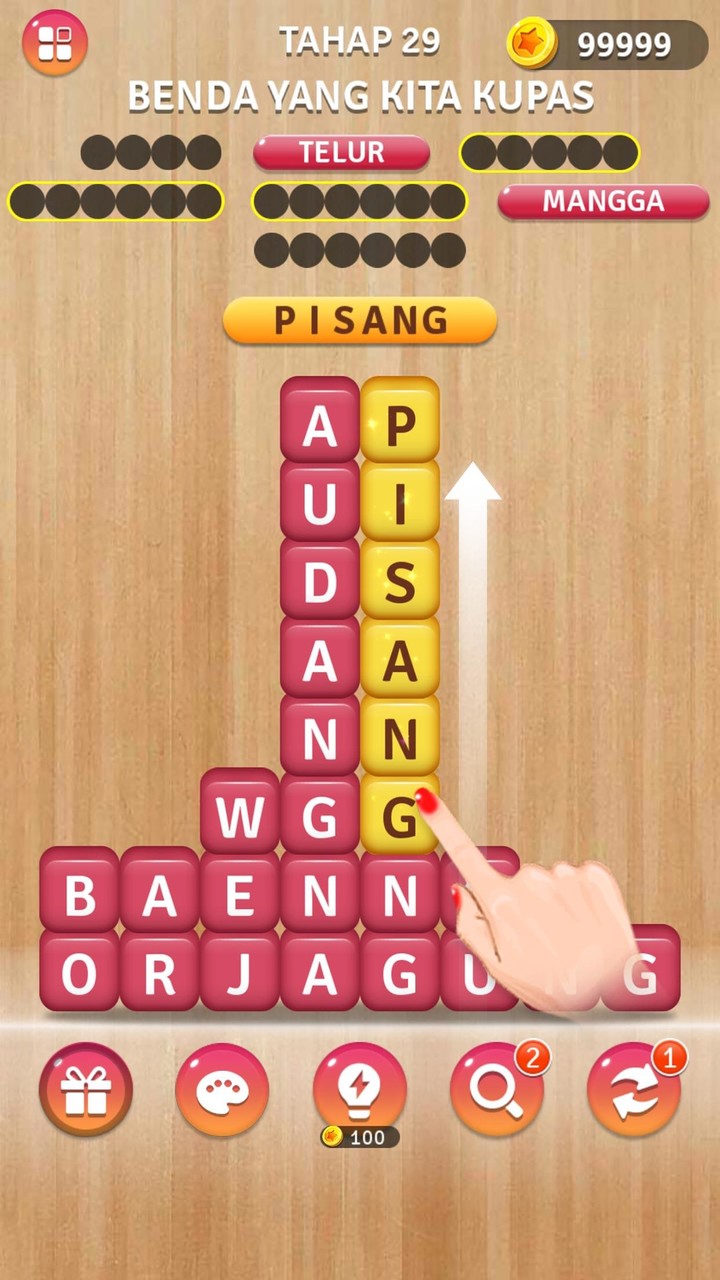 Perkataan Berkecai: Permainan screenshot image 2_Popularmodapk.com