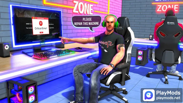 Internet Cafe Simulator Games<span>(Speed change)</span> screenshot image 2_Popularmodapk.com