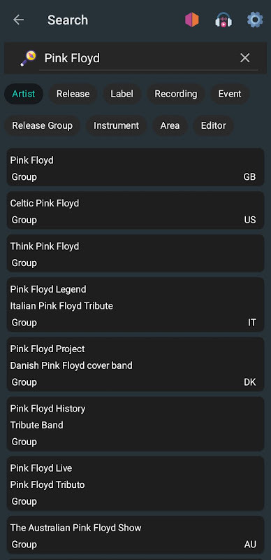 MusicBrainz screenshot image 7_Popularmodapk.com