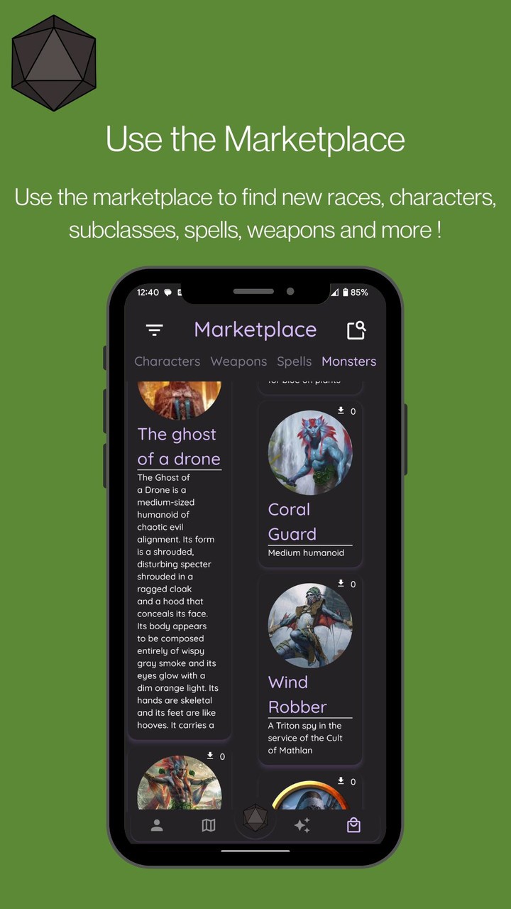 DnCreate - DnD 5e sheet screenshot image 4_Popularmodapk.com
