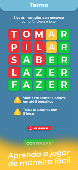 Termo Jogo de Palavras<span>(mod)</span> screenshot image 3_Popularmodapk.com