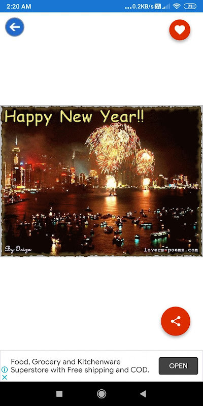 Happy New Year:Greeting, Photo Frames, GIF, SMS screenshot image 5_Popularmodapk.com