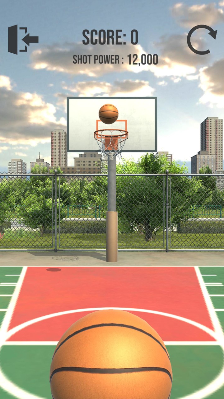 Basketball Court Dunk Shoot screenshot image 3_Popularmodapk.com