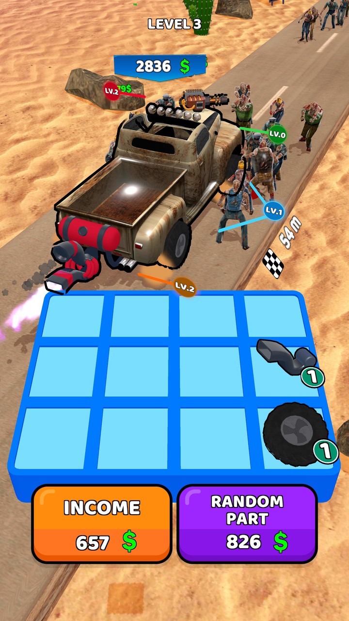 Zombie Car! screenshot image 5_Popularmodapk.com