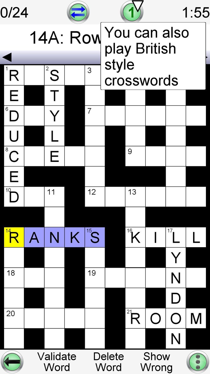 Barred Crossword screenshot image 2_Popularmodapk.com