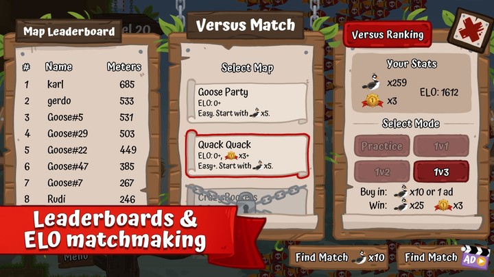 Goose Escape: Endless Runner screenshot image 5_Popularmodapk.com