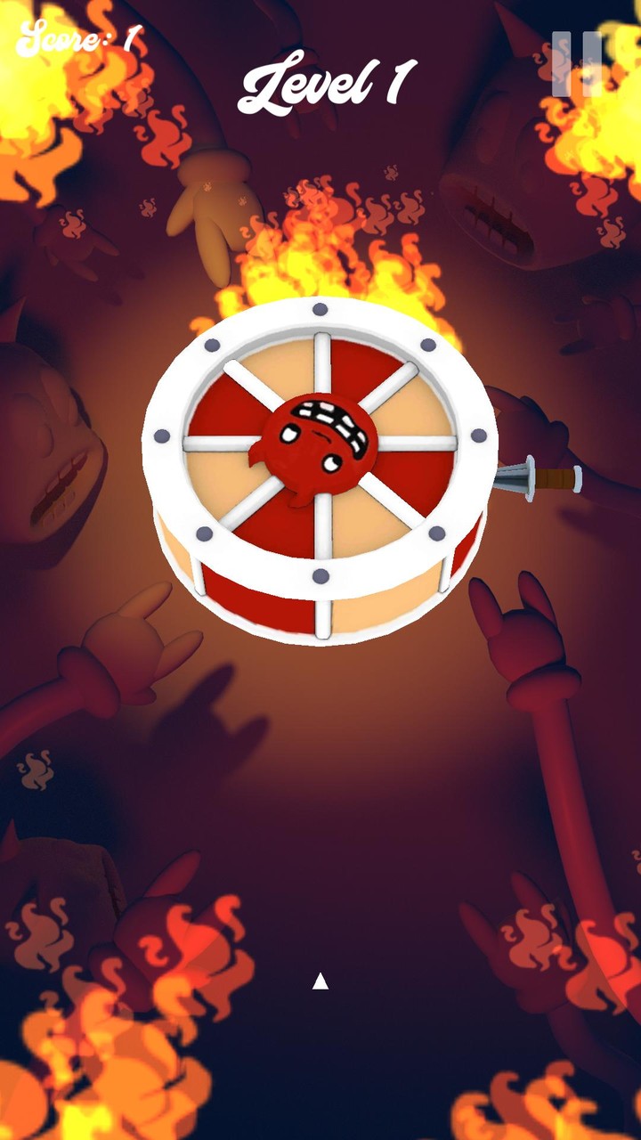 Hell's Circus: throw knives an screenshot image 2_Popularmodapk.com