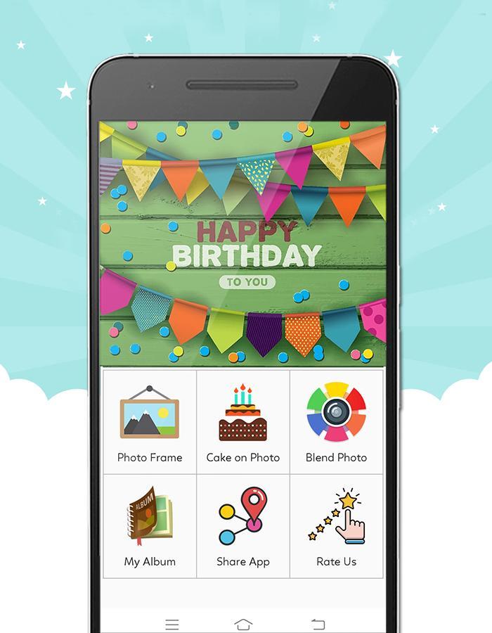 Birthday Cake Photo Frame screenshot image 5_Popularmodapk.com