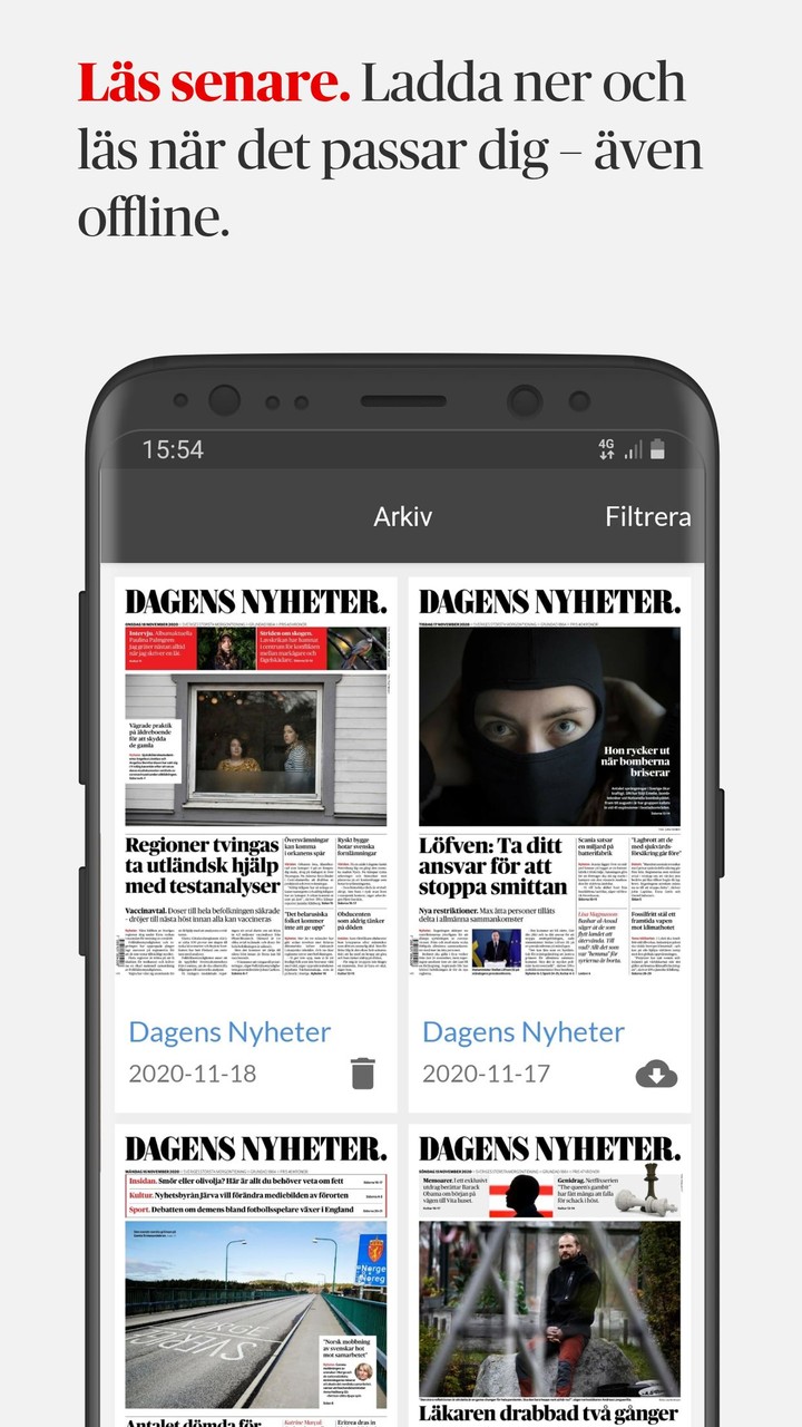 e-DN - den digitala tidningen från Dagens Nyheter screenshot image 7_Popularmodapk.com