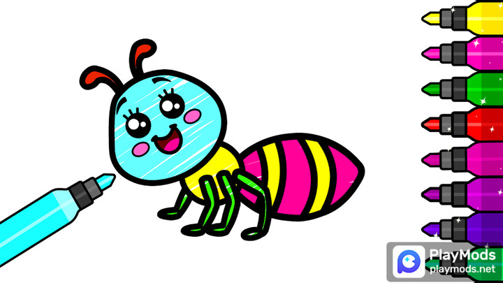 Baby Coloring Games for Kids<span>(Premium Unlocked)</span> screenshot image 3_Popularmodapk.com