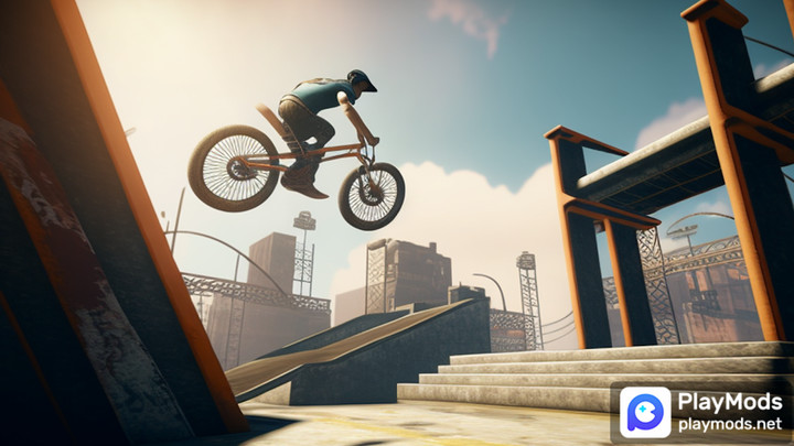 BMX Megaramp Stunts<span>(Unlimited Currency)</span> screenshot image 3_Popularmodapk.com