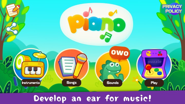 Dino Piano: Music Games screenshot image 2_Popularmodapk.com