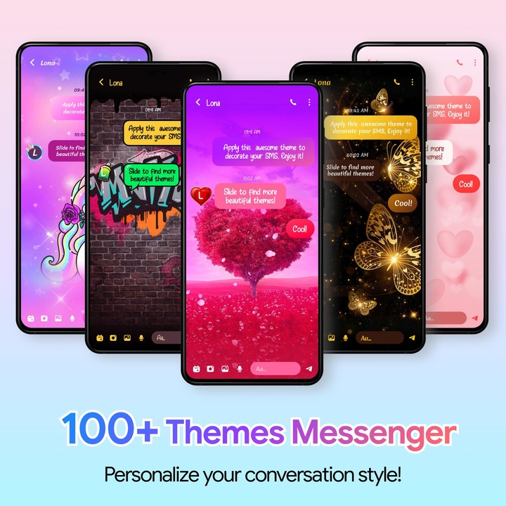 Messenger SMS : Emoji, Font screenshot image 7_Popularmodapk.com