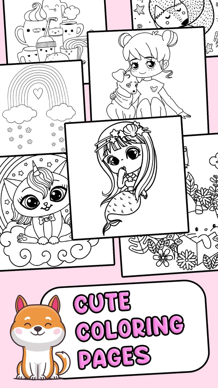 Kawaii coloring: Paint & Color screenshot image 5_Popularmodapk.com