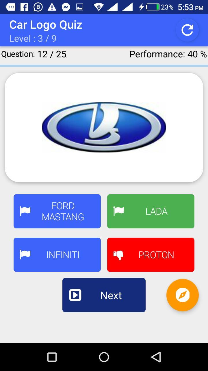Car Logo Quiz screenshot image 20_Popularmodapk.com