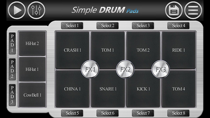 Simple Drum Pads screenshot image 2_Popularmodapk.com