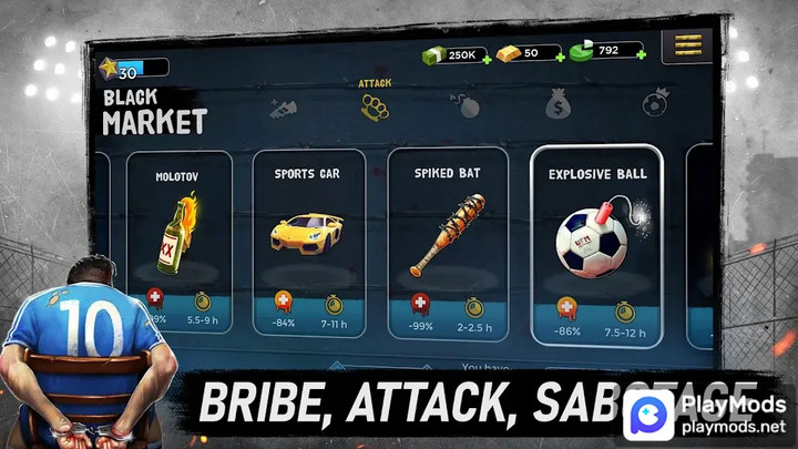 Underworld Football Manager<span>(Speed change)</span> screenshot image 5_Popularmodapk.com