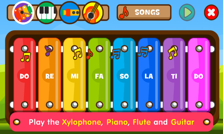 Learn Music & Songs Xylophone screenshot image 1_Popularmodapk.com