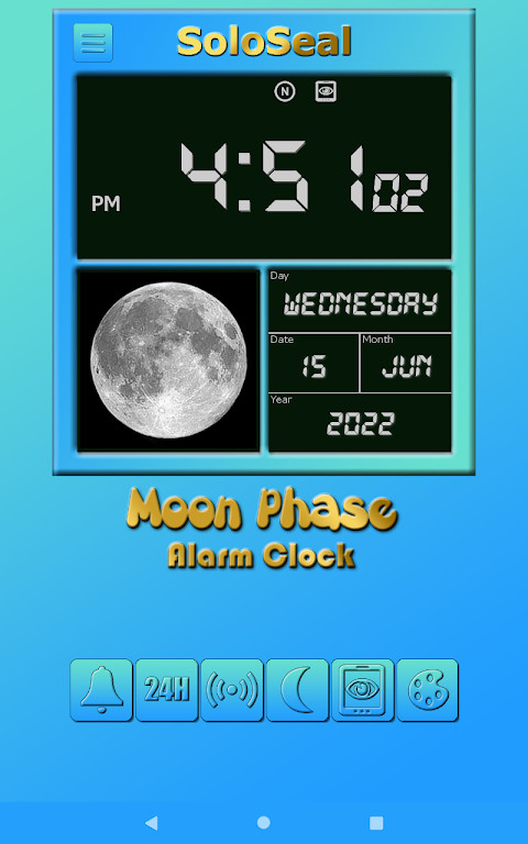 Moon Phase Alarm Clock screenshot image 26_Popularmodapk.com